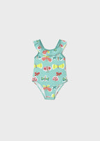Costume Mare Stampato Turchese 1754/21 corredino e abbigliamento neonato | NANU' BABY