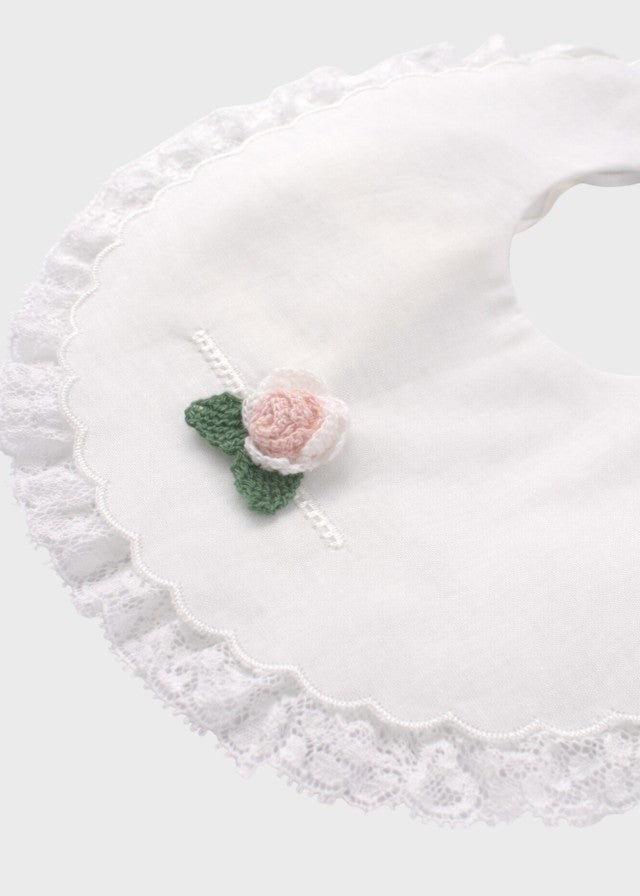 Bavetta Rose Cotone Bianco DELIZIA/BV