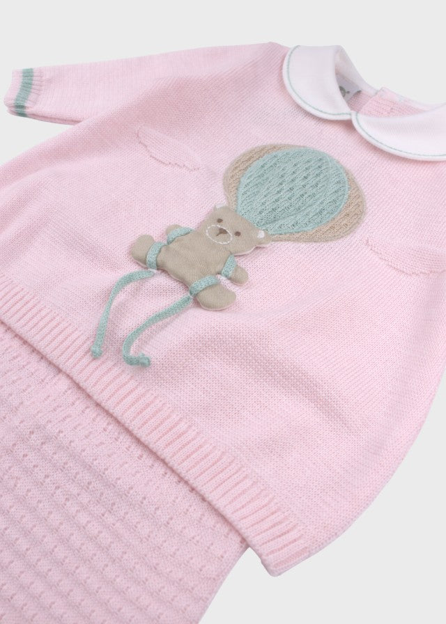 Pink Hot Air Balloon Cotton Set EK5019R