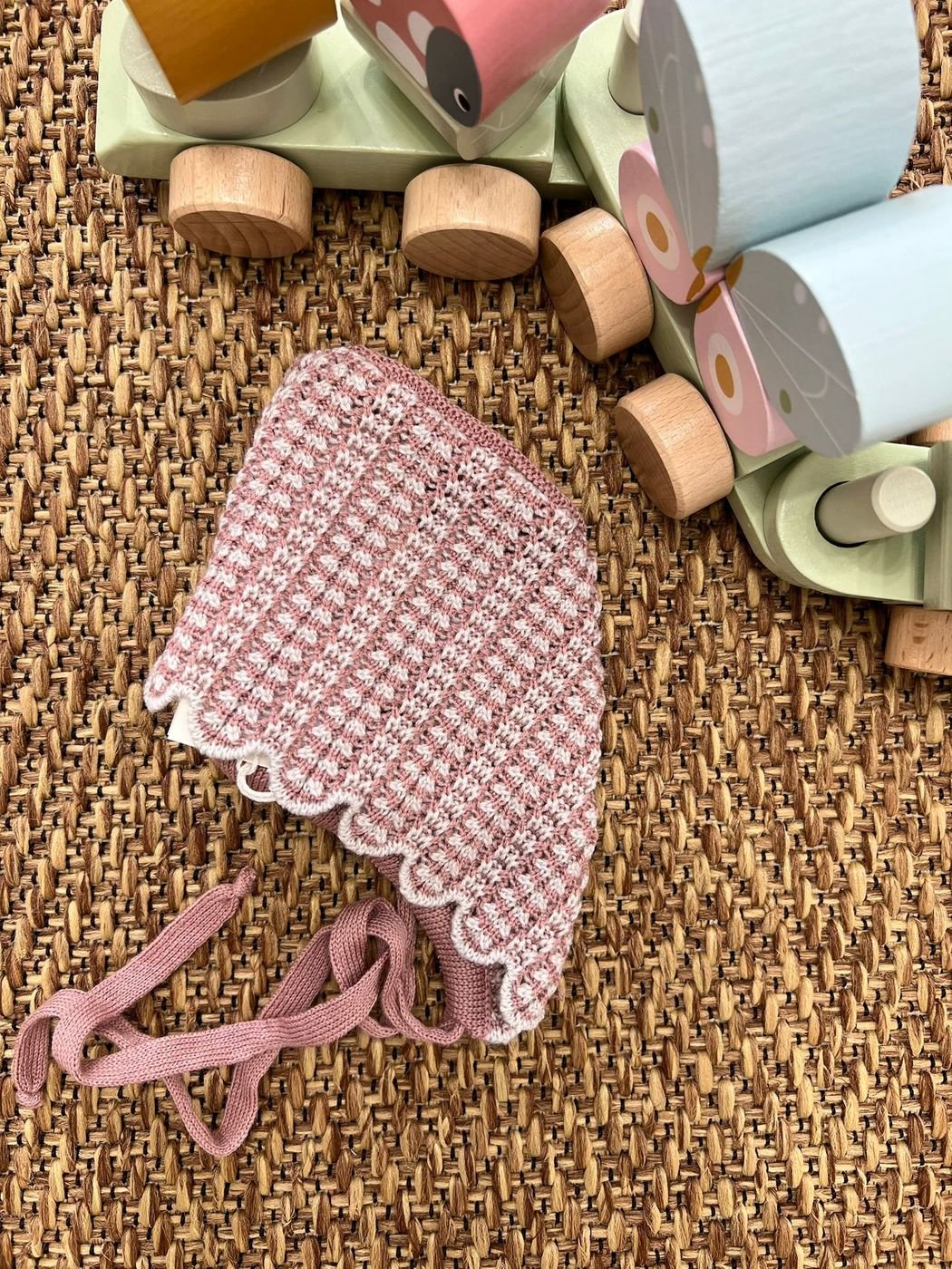 Cuffia 100% lana Neonata MELOGRANO IF11CU corredino e abbigliamento neonato | NANU' BABY