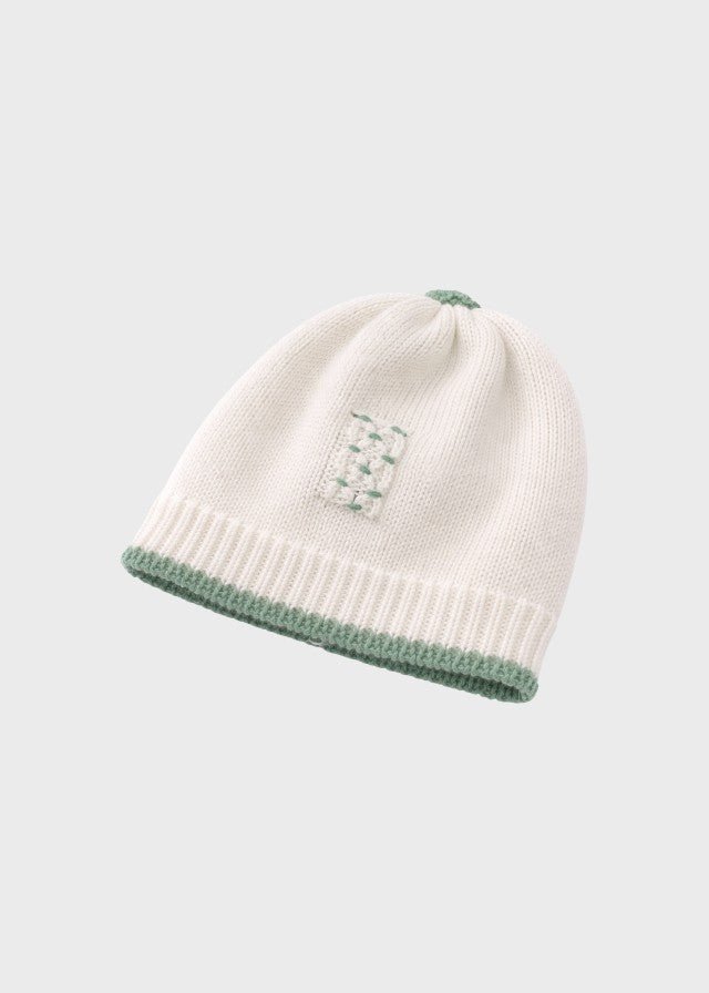 Cuffia Cotone Bianco corredino e abbigliamento neonato | NANU' BABY