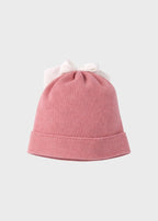 Cuffia Cotone Fiocco Rosa FIOCCO/681 corredino e abbigliamento neonato | NANU' BABY