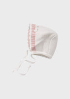 Cuffia Cotone Margherite Rosa EK24CU/R corredino e abbigliamento neonato | NANU' BABY