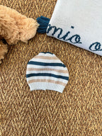 Cuffia in lana cielo Pom Pom Neonato Cielo IG5471PL/C corredino e abbigliamento neonato | NANU' BABY