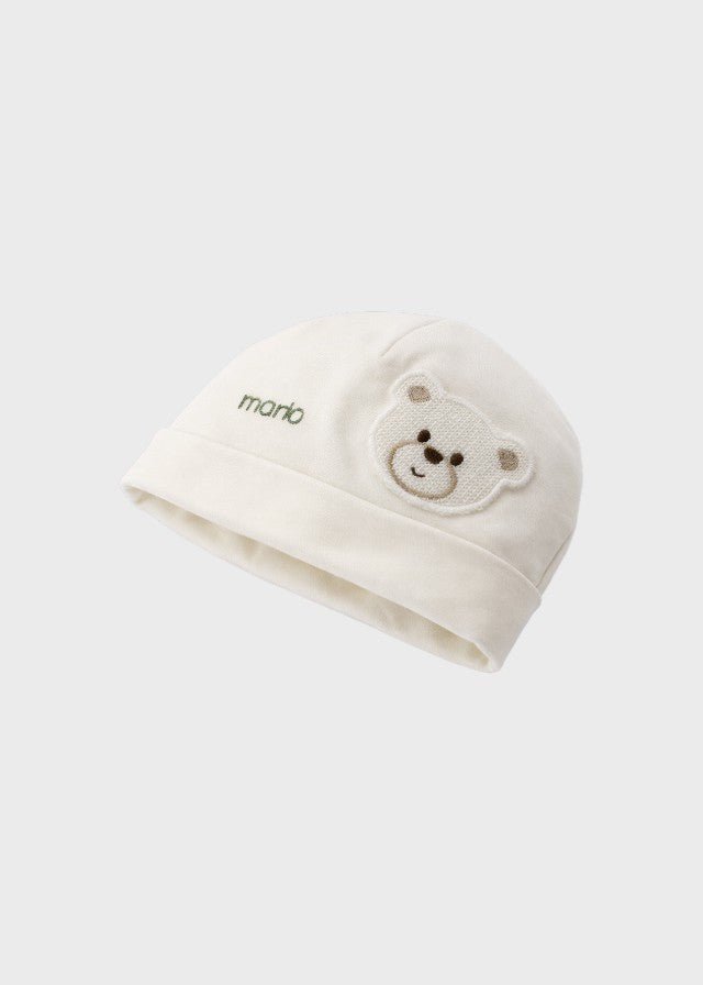 Cuffia Jersey Teddy Verde EK6473/V corredino e abbigliamento neonato | NANU' BABY