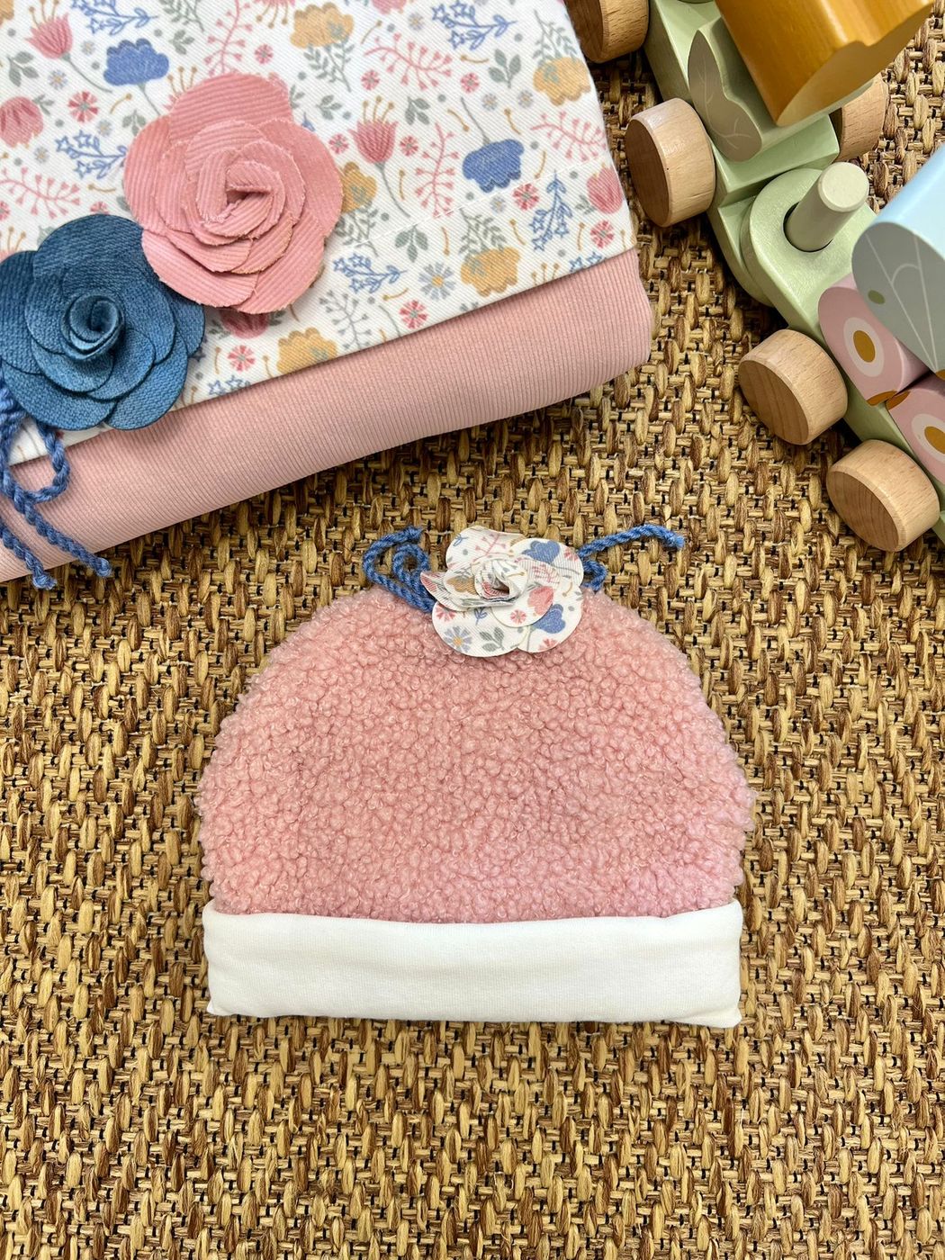 Cuffia Neonata MARSALA IF1773 corredino e abbigliamento neonato | NANU' BABY