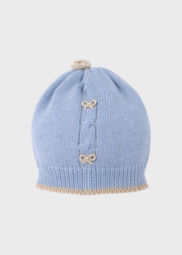 Cuffia Punto Vapore Azzurro ROBERTO/CU corredino e abbigliamento neonato | NANU' BABY