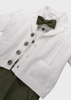 Green Bow Tie Ceremony Coordinated Set