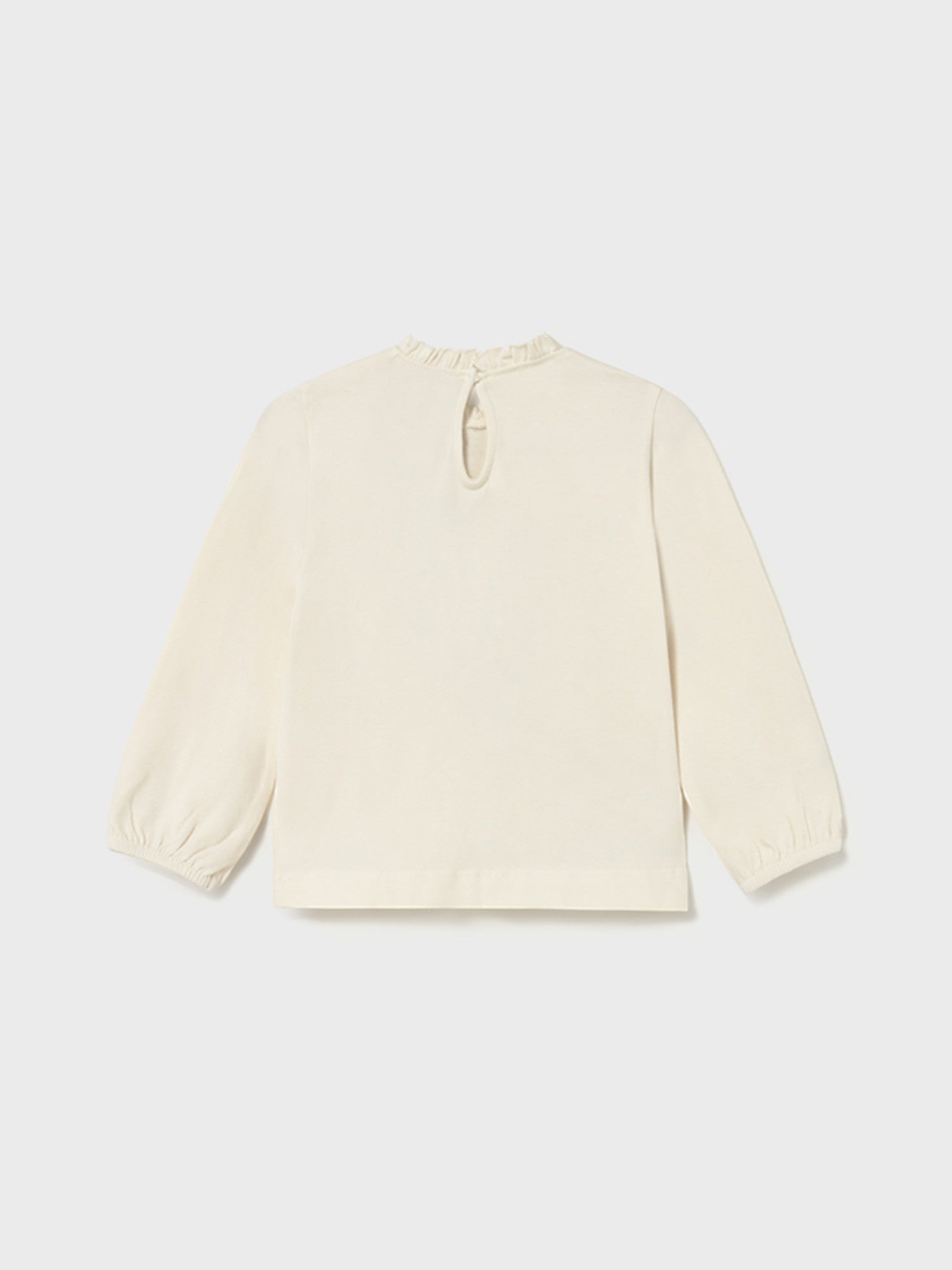 Long sleeve T-shirt for girls CREAM 2075/79