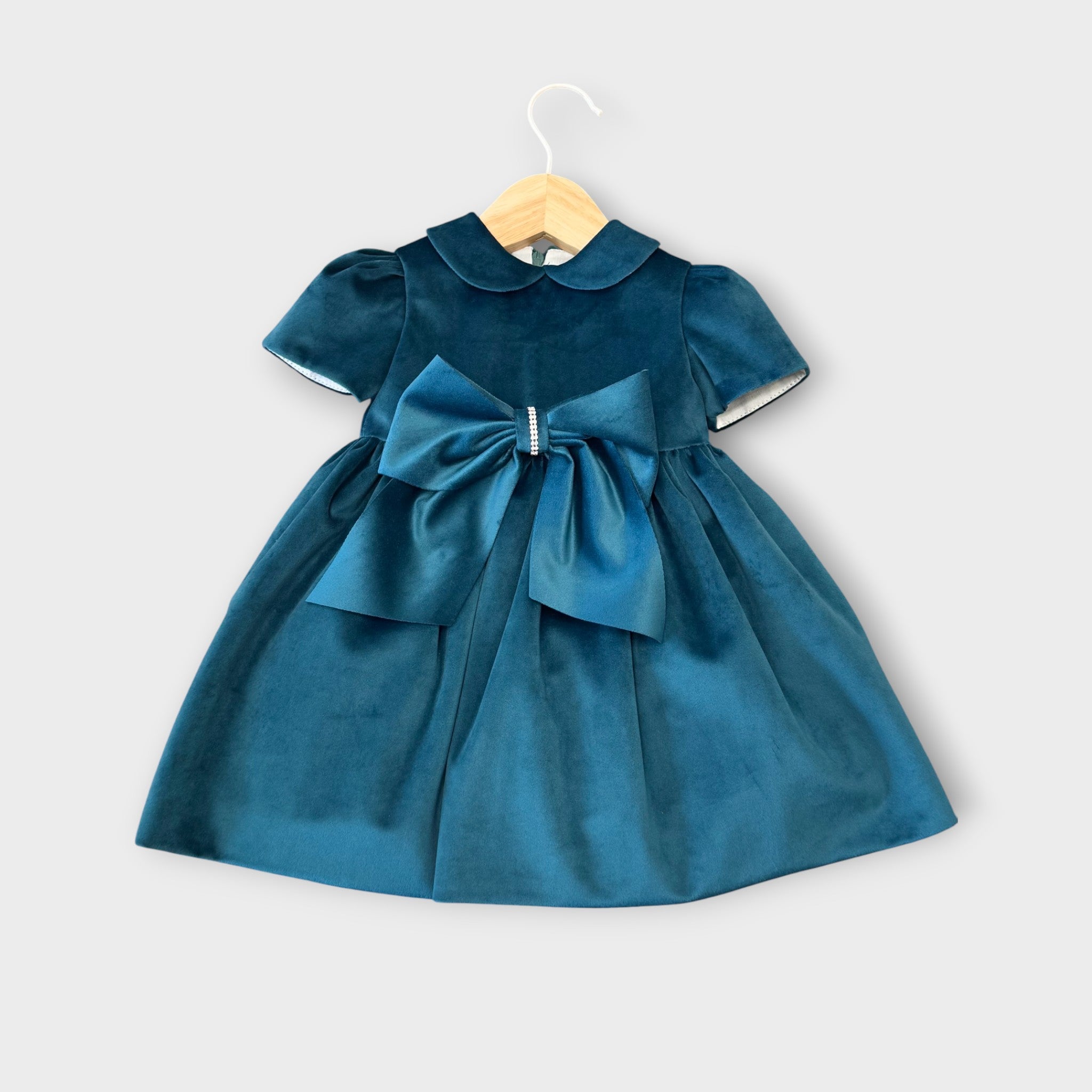 Girl's Ceremony Dress, Polyester, Sapphire, IM327MC/Z