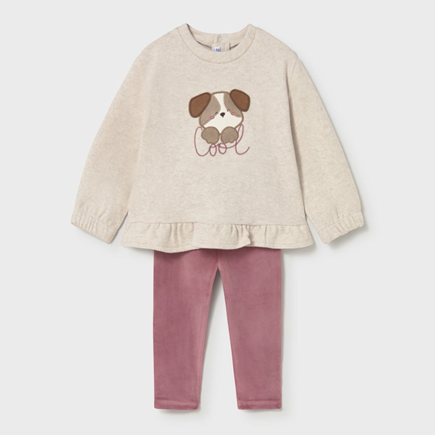 Completo leggings pullover Bimba Rosa 2738/28 -  NANU' BABY