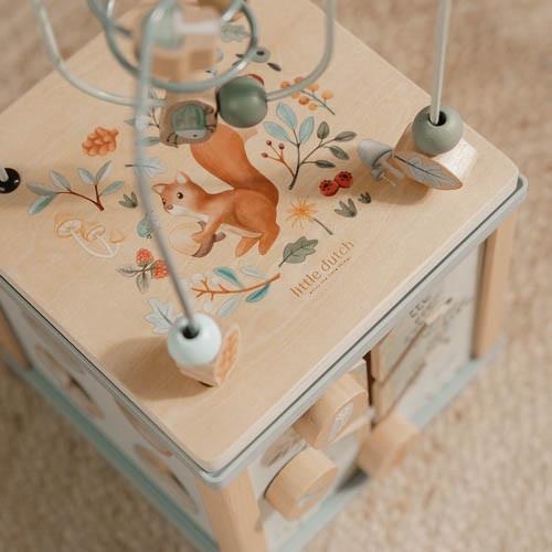 Cubo attività in legno - Amici della foresta  MULTICOLORE LD7231 -  NANU' BABY