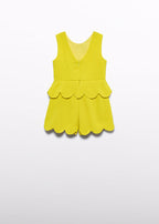 Short Jumpsuit with Scalloped Trim 5204/4