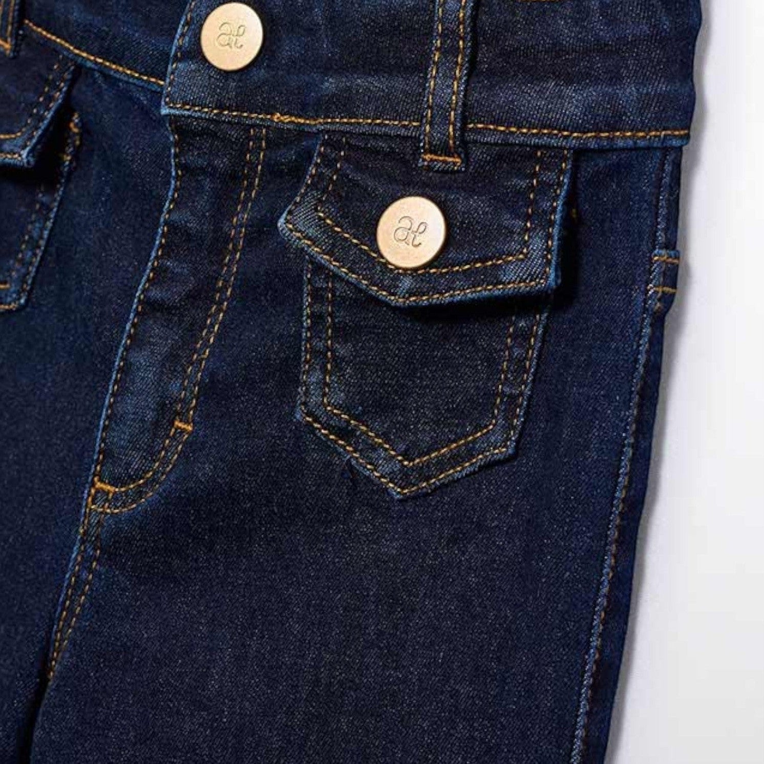 Pantalone denim palazzo Bimba Blu 5722/5 -  NANU' BABY