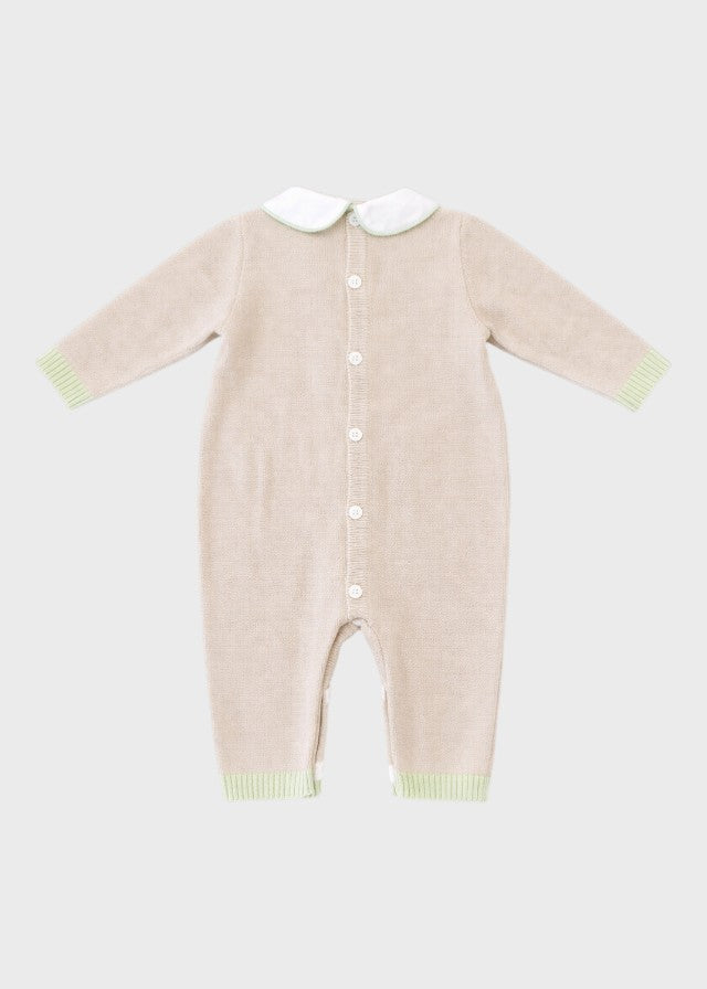 Cotton Romper with Dove Grey Feet 7566/T