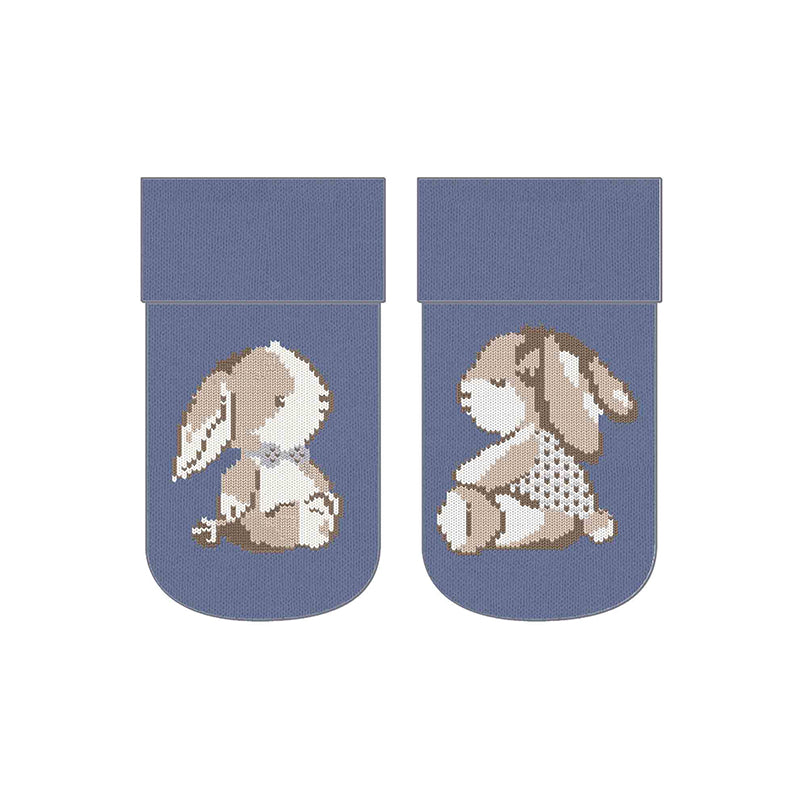 Non-slip socks Blue 1A-9757/BL