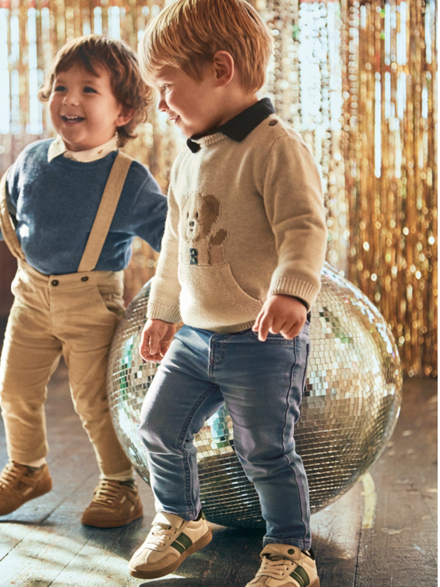 Soft denim trousers for boys, blue 2502/69