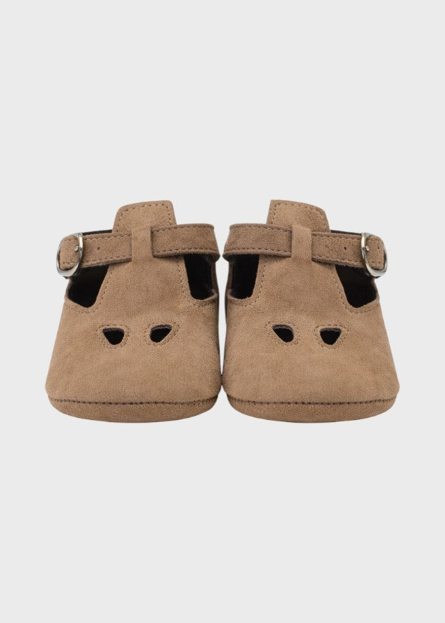 Brown Suede Shoes SM4181/T041/M