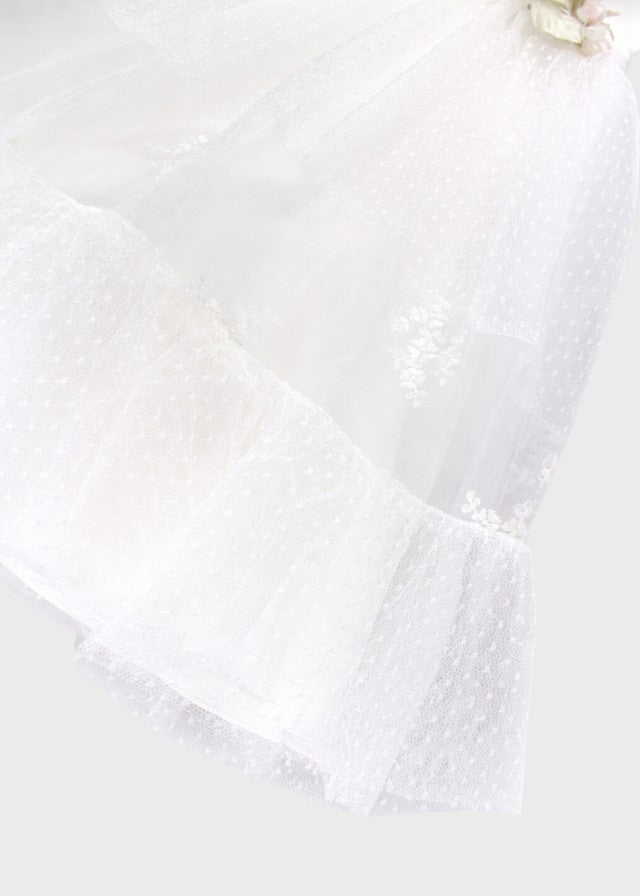 Lace Polka Dot Ceremony Dress FB099