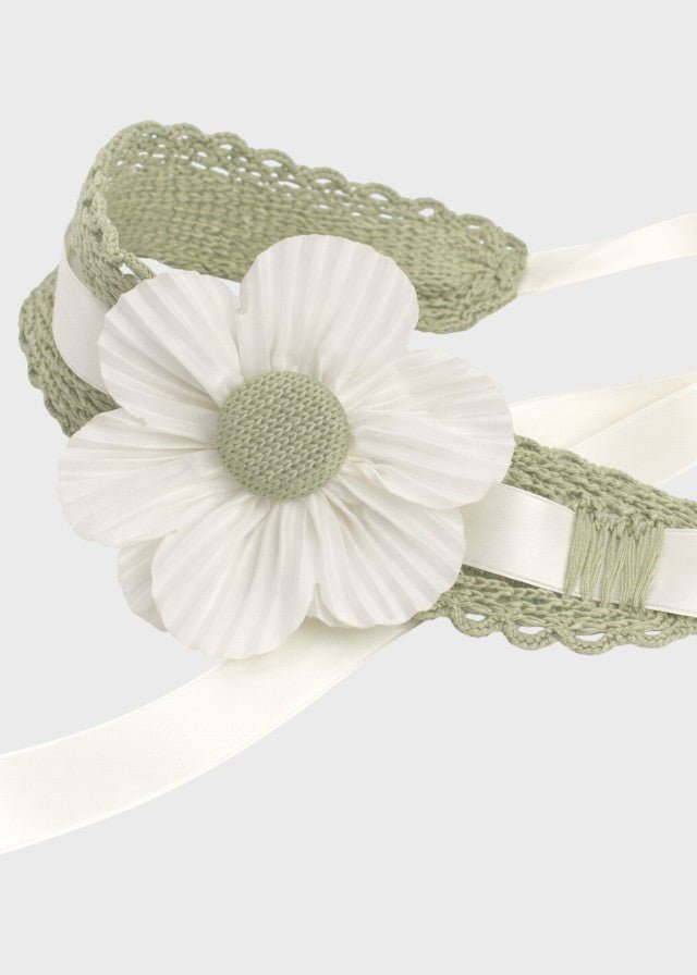 Fascia Cotone Vaniglia Verde EV305FA corredino e abbigliamento neonato | NANU' BABY