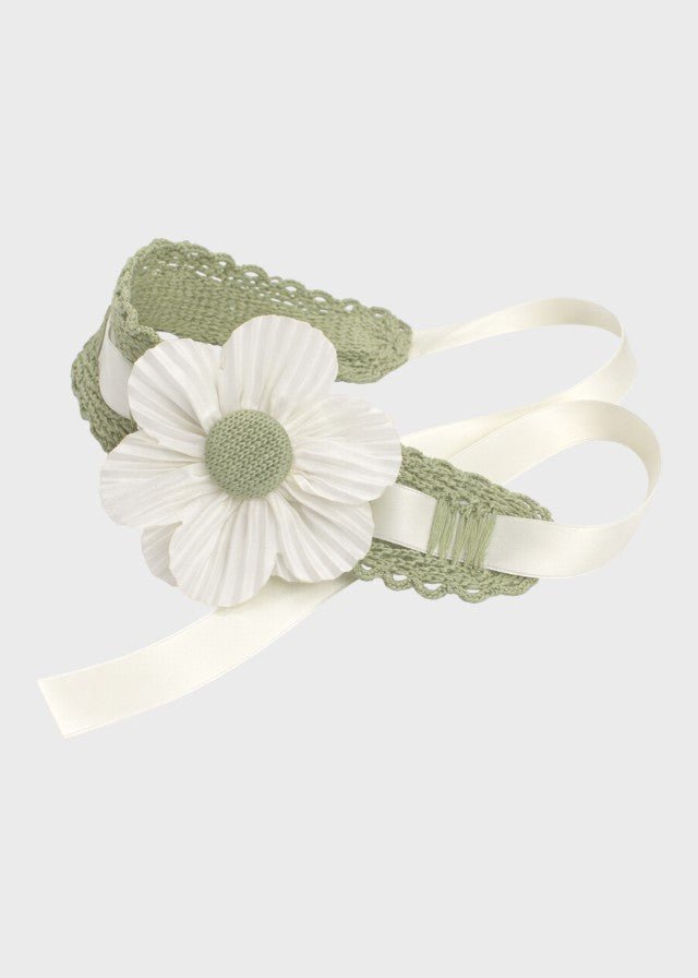 Fascia Cotone Vaniglia Verde EV305FA corredino e abbigliamento neonato | NANU' BABY