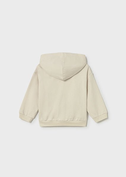 Felpa Cotone Cappuccio Bianco 1407/37 corredino e abbigliamento neonato | NANU' BABY