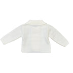 Pearl-colored Boys' Ceremony Jacket, Cotton Blend - PONTO POR PONTO 3/878