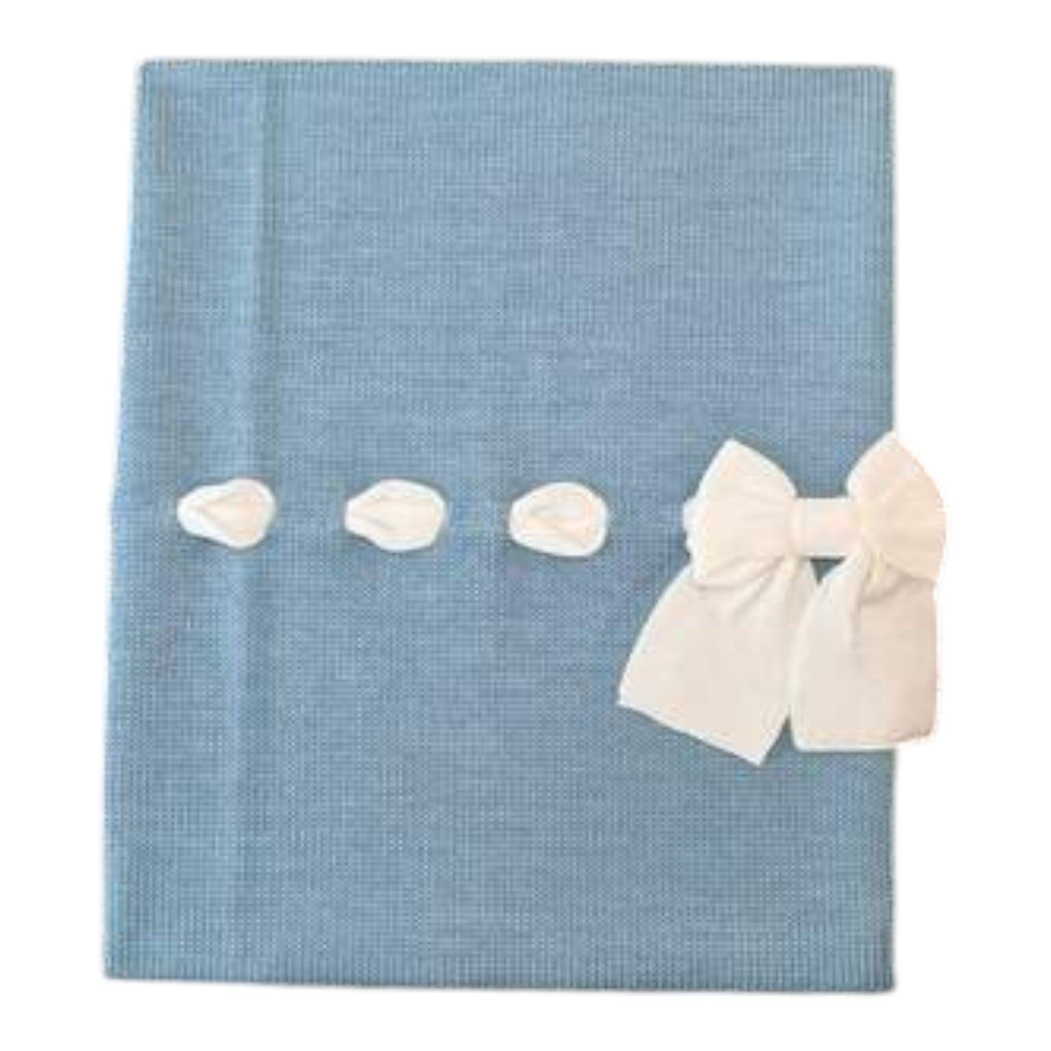 Coperta Flake Neonata VERDE FLAKE 100