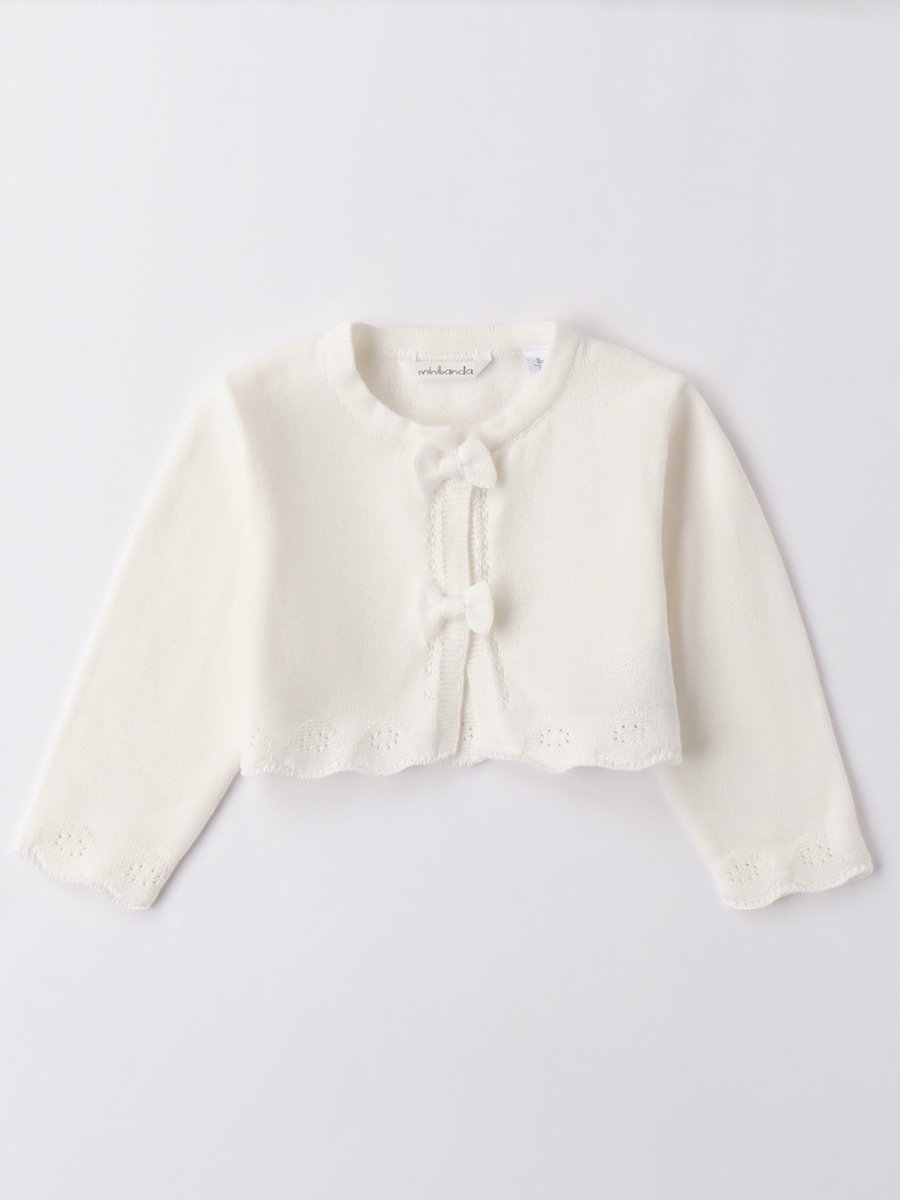 Giacca Cerimonia Cotone Panna 3B764/112 corredino e abbigliamento neonato | NANU' BABY