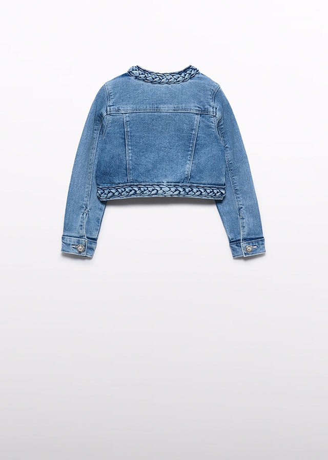 Giacca Denim Perle Blu 5307/35 corredino e abbigliamento neonato | NANU' BABY