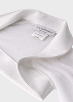 Giacchina Tulle Profili Raso Bianco FN818507/4844 corredino e abbigliamento neonato | NANU' BABY