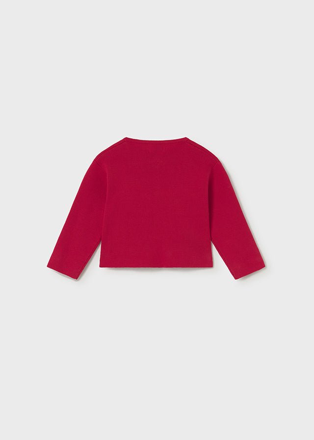 Giacchino Tricot Rosso MAYORAL 1307/50 corredino e abbigliamento neonato | NANU' BABY
