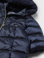 Giaccone lungo Bimba Blu 2436/56 corredino e abbigliamento neonato | NANU' BABY