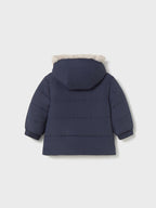 Giaccone orecchie pelo Bimbo Blu 2424/51 corredino e abbigliamento neonato | NANU' BABY