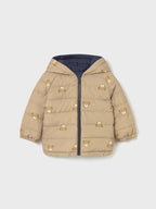 Giaccone soft reversibile Bimbo Blu 2420/39 corredino e abbigliamento neonato | NANU' BABY