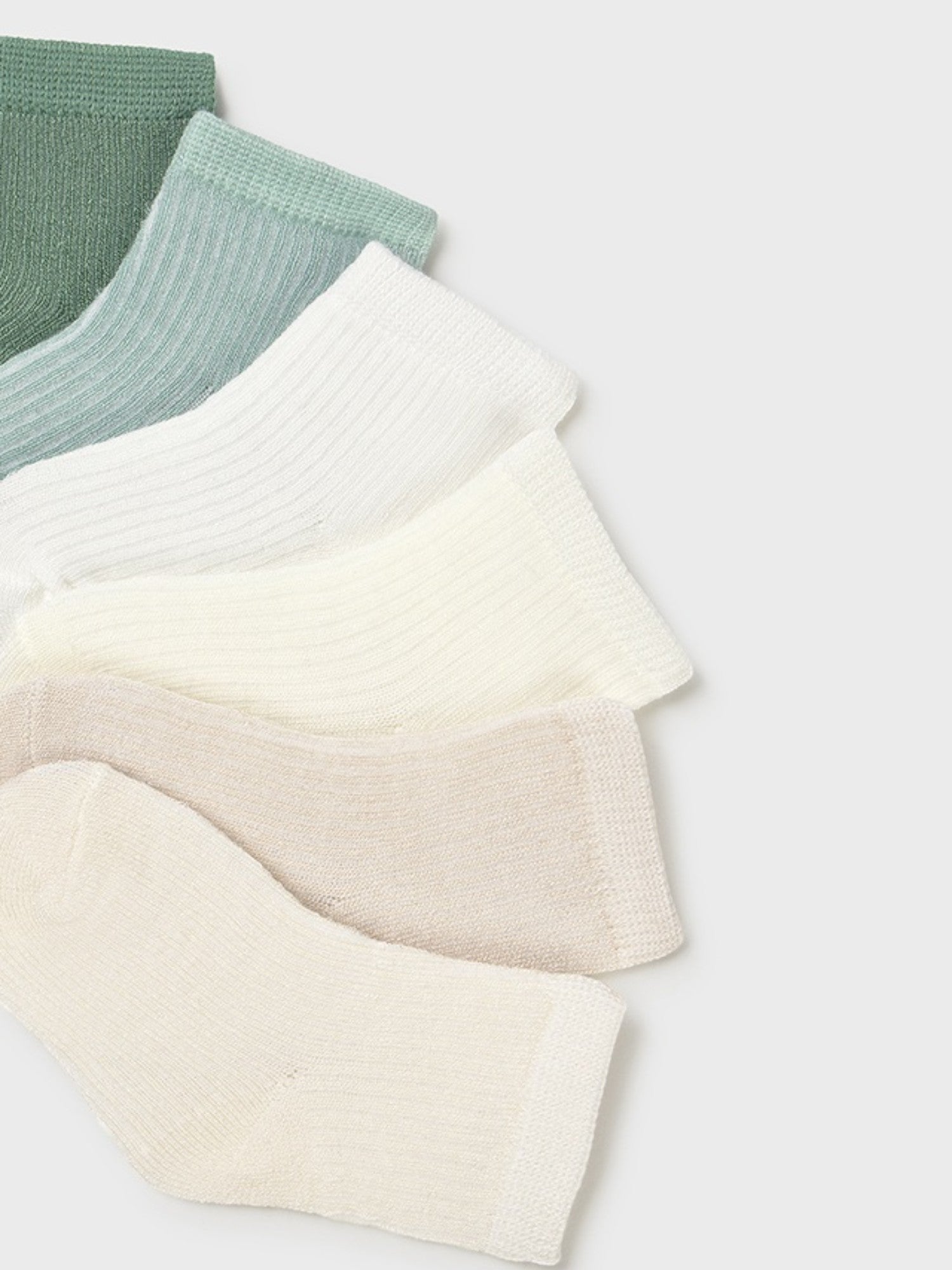 Set 6 calzini  VERDE 9860 /V -  NANU' BABY