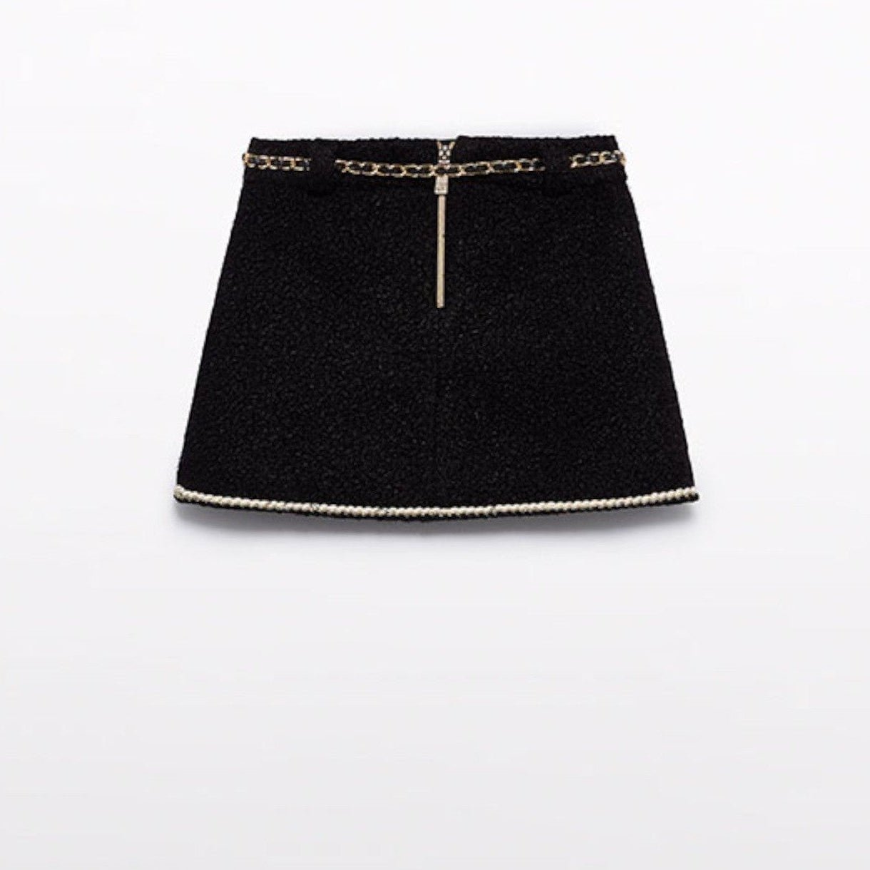 Gonna teddy con cintura Bimba Nero 5517/8 corredino e abbigliamento neonato | NANU' BABY