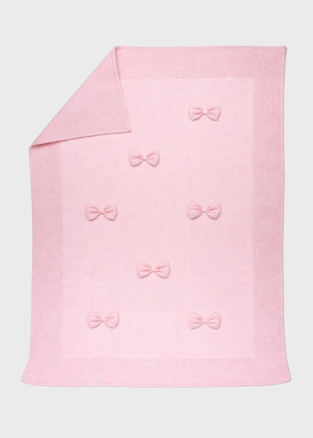 Coperta Cotone Farfalle Organza Rosa 181