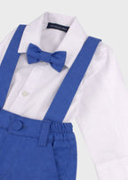 Light Blue Bermuda Waistcoat Ceremony Suit