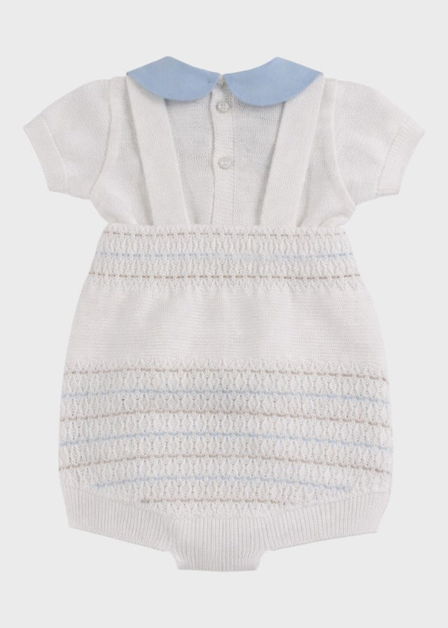 Sky Blue Short Dungarees EK6552/C