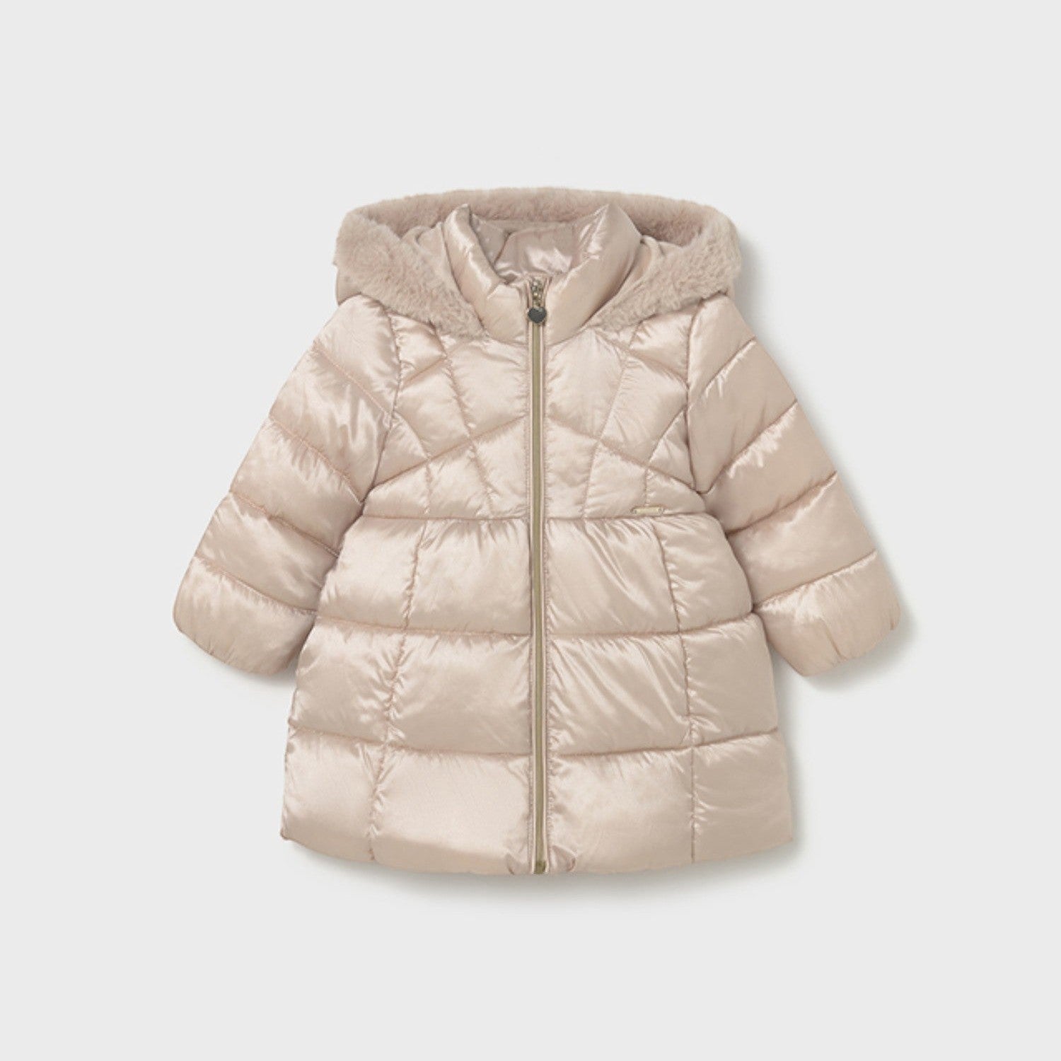 Giaccone lungo Bimba Beige 2436/55 -  NANU' BABY