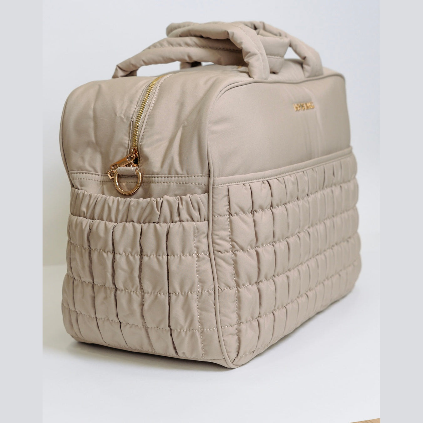 BORSA 48 ORE L TESSUTO BEIGE -  NANU' BABY