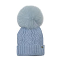 Sky Blue Braided Knit Hat CT0228VA/C
