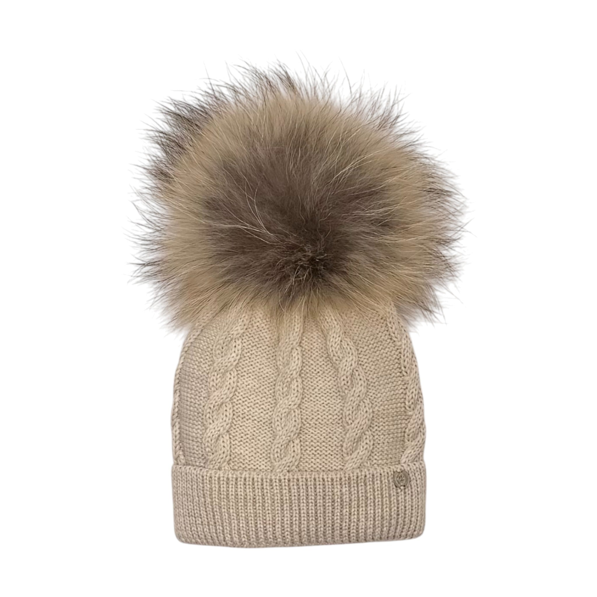 Cappello Pom Pon Beige CT0607A