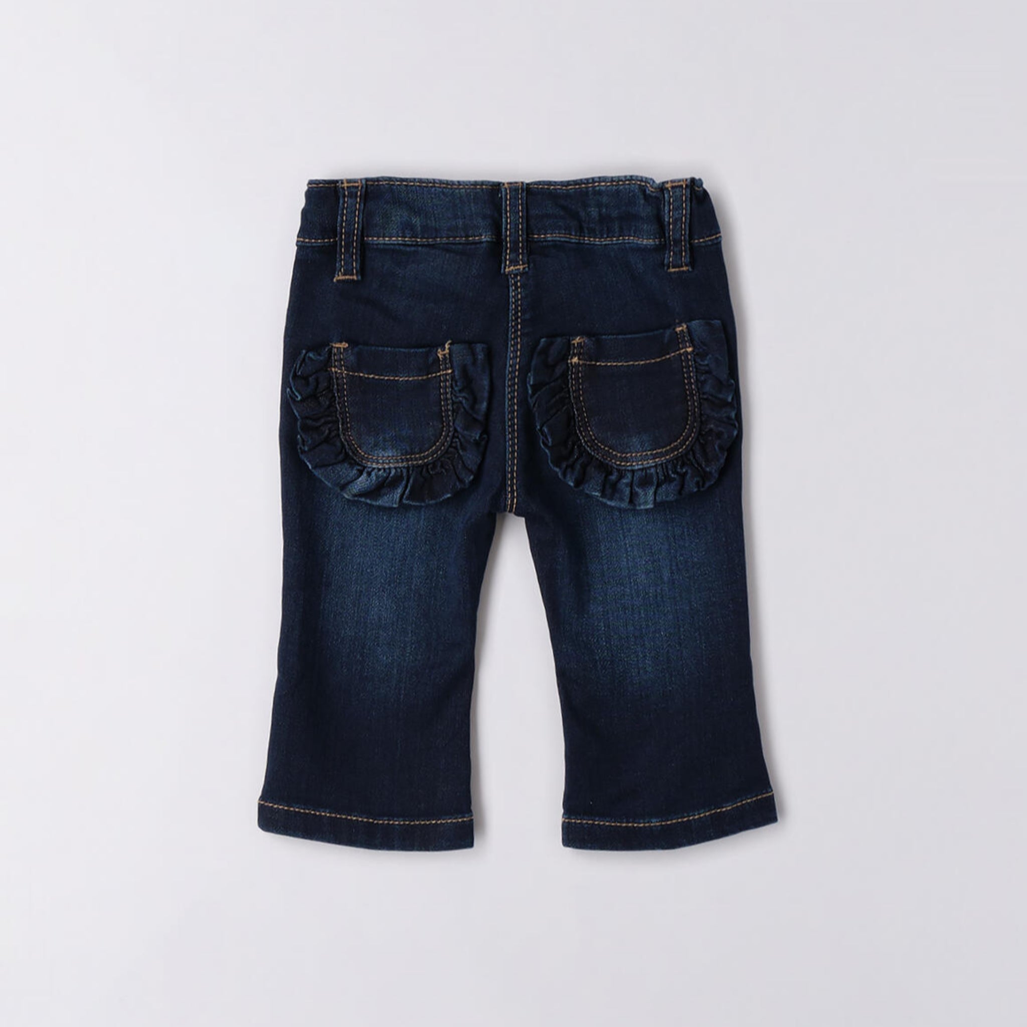 Jeans Denim Maglia Cotone Stretch Neonata Blu 3F740/7750