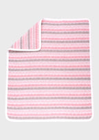 Coperta Cotone Rosa Pesco Multicolor EK1180/R