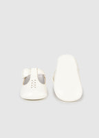White Velcro Shoes 9082/86