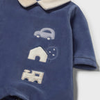 Baby Romper, Light Blue, 2716/46