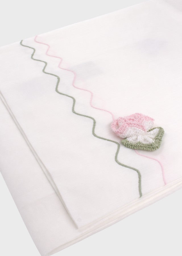 Lenzuolino Cotone Rosa Pesco EK18LE