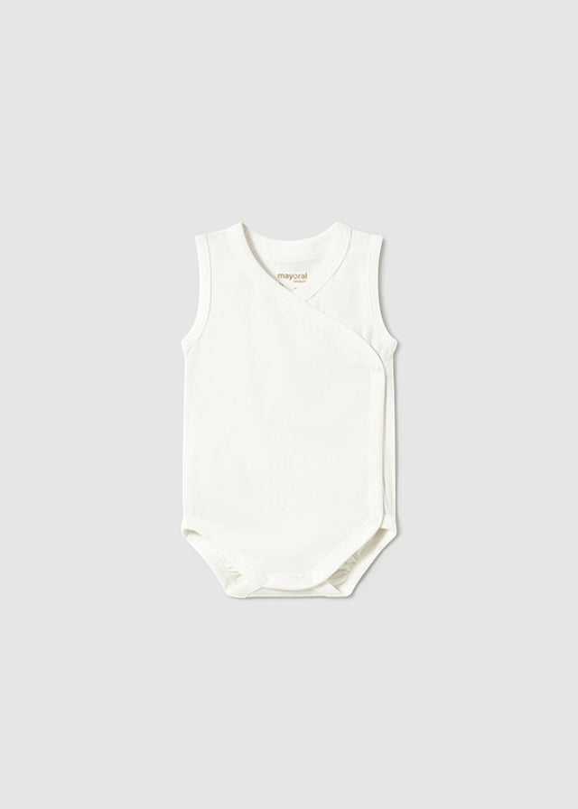 Natural Sleeveless Bodysuit 1702